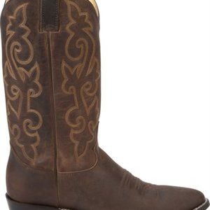 Justin’s Buck Bay Apache leather cowboy boots